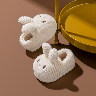 Vaikiškos medvilninės šlepetės rudeniui ir žiemai neslystančios mergaitės mielos animacinių filmų berniukų namuose kūdikiams patogi kalėdinė dovana