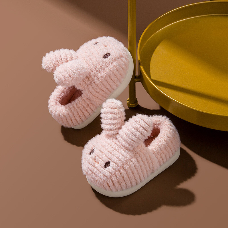 Vaikiškos medvilninės šlepetės rudeniui ir žiemai neslystančios mergaitės mielos animacinių filmų berniukų namuose kūdikiams patogi kalėdinė dovana