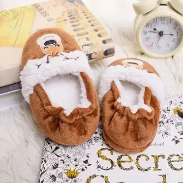 Νήπιο Παιδιά Winter Flock Χαριτωμένα παπούτσια για βρέφη Παιδιά μωρό ζεστά παχιά παπούτσια αγόρια κορίτσια Κινούμενα σχέδια Χριστουγεννιάτικα casual παντόφλες