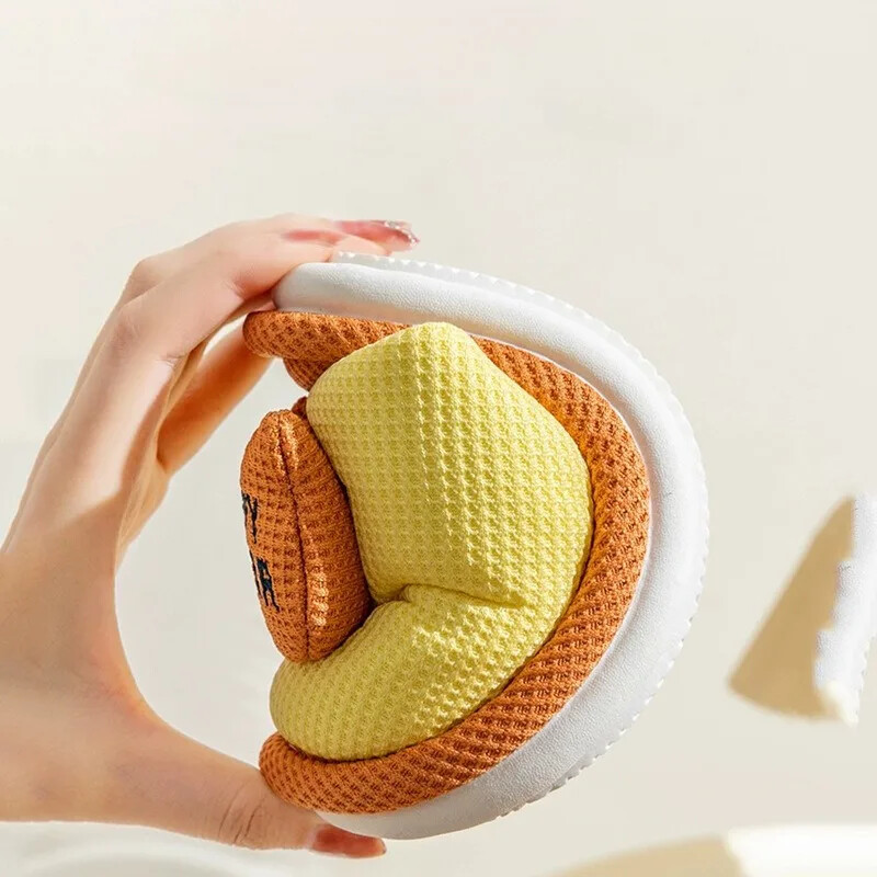 2–12 gadus veci bērnu čības Jauki trusis, lācis, kokvilna, četri gadalaiki, mājsaimniecības zēni, meitenes, multfilmas, vasaras iekštelpu bērnu čības