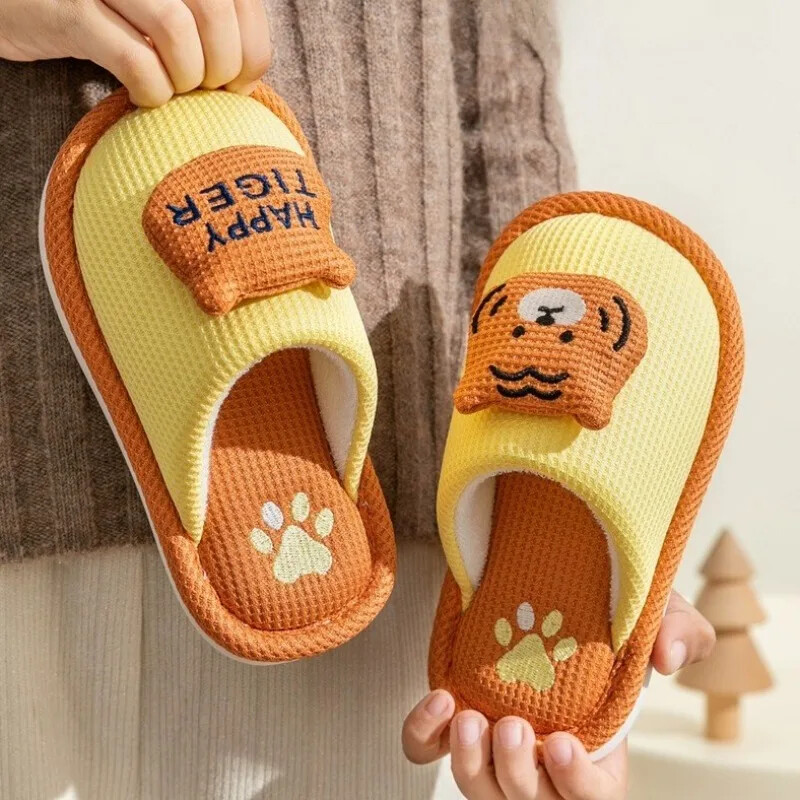 2–12 gadus veci bērnu čības Jauki trusis, lācis, kokvilna, četri gadalaiki, mājsaimniecības zēni, meitenes, multfilmas, vasaras iekštelpu bērnu čības