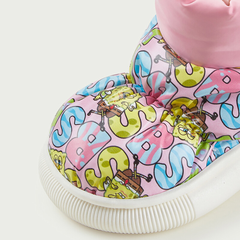 Bērnu ziemas apavi Plus Velet Odered zēniem Mājas apavi meitenēm Neslīdoši apavi Studentu apavi Bērnu kokvilnas īsi zābaki Apavi