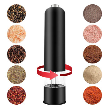 Ηλεκτρικός μύλος αλατιού και πιπεριού Weed Pepper Mill Spice μύλος βοτάνων Ρυθμιζόμενος κεραμικός μύλος σκεύη κουζίνας