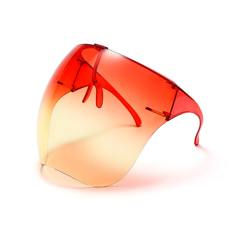 Skaidri veido apsauga nuo purslų kaukė Apsauginiai akiniai Apsauginiai akiniai Stikliniai akiniai nuo saulės Visą veidą dengiantis sferinis lęšis