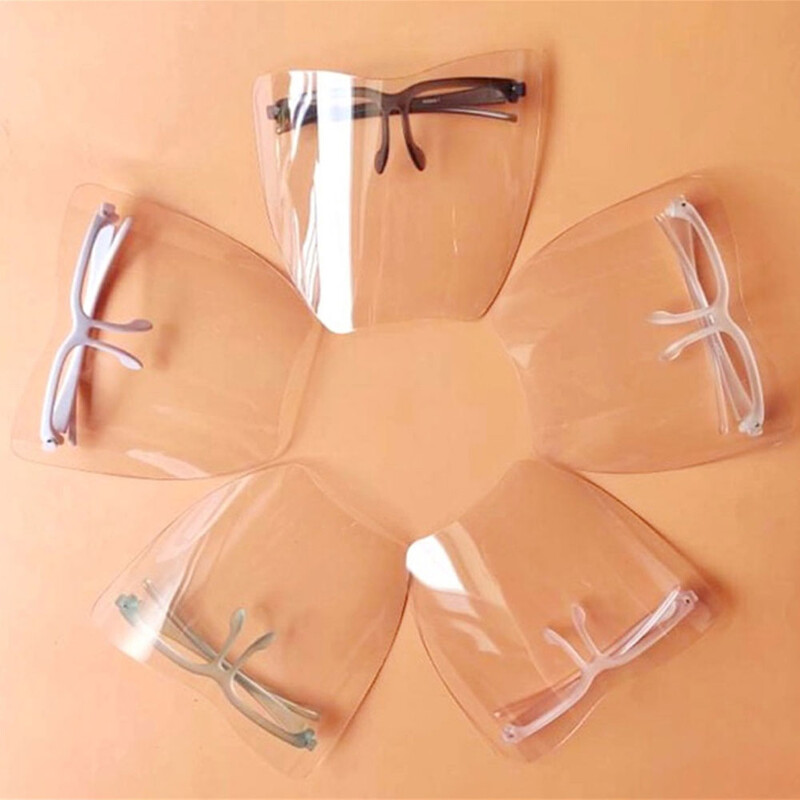 Apsauginė kaukė Universalūs nuo purslų automobilių priedai Viso veido kaukė Patvari veido apsauga, permatomi automobilio akiniai