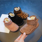 Bērniem Sniega zābaki Bērnu kokvilnas apavi Bērnu apavi maziem bērniem Meiteņu sniega apavi Silti apavi Ziemas apavi meitenēm Bērniem Zapatos Niña