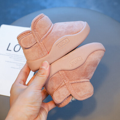 Bērniem Sniega zābaki Bērnu kokvilnas apavi Bērnu apavi maziem bērniem Meiteņu sniega apavi Silti apavi Ziemas apavi meitenēm Bērniem Zapatos Niña