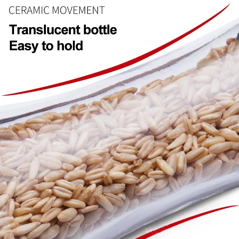 Nerūsējošā tērauda sāls un piparu dzirnaviņas Manuāla pārtika Garšaugu dzirnaviņas Garšvielu burciņas Konteineri Virtuves piederumi Garšvielu pudeles Stikls