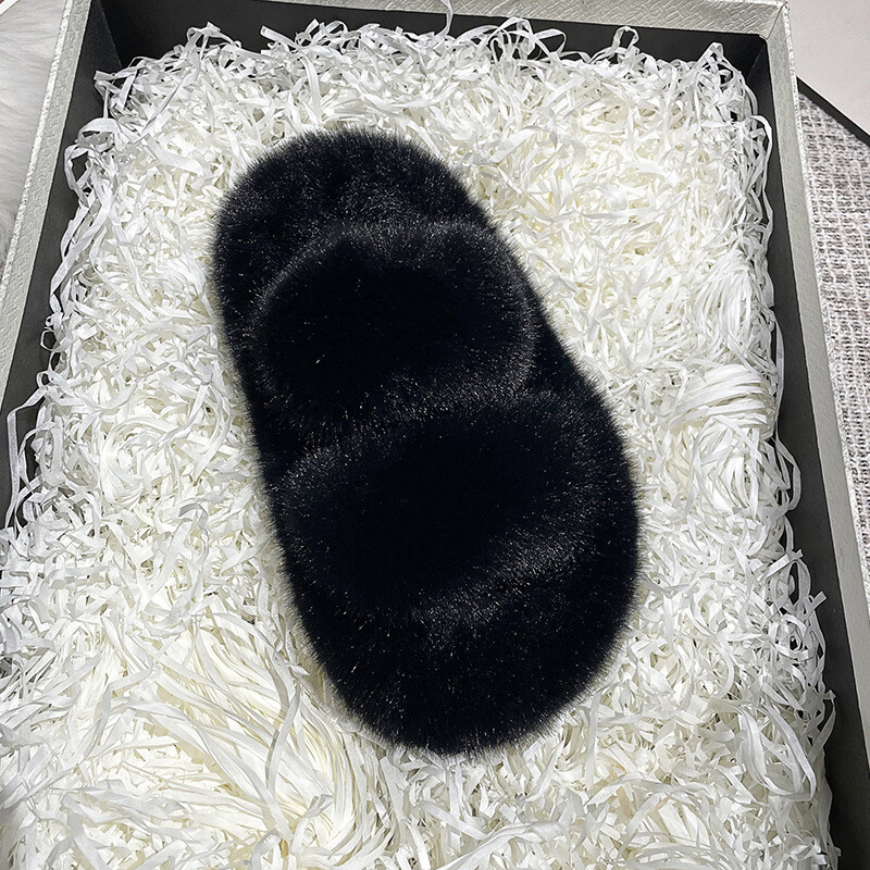 Iekštelpu brīvā laika bērnu plīša čības Pretslīdošas grīdas Kokvilnas čības Studentu modes ziemas apavi meitenēm, bērnu čības 어그