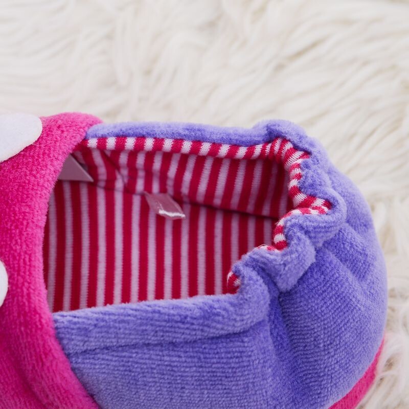 Modes mazuļu meiteņu čības rudens ziemai plīša, silta zaķa bērnu mājas apavi Mazu bērnu māja iekštelpu apavi Bērnu preces