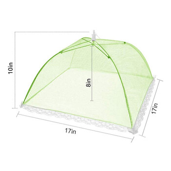 Φαγητό Cloches Σκηνή φαγητού Πτυσσόμενο κάλυμμα φαγητού Διχτυωτό οθόνη Ομπρέλες κατά των κουνουπιών Προστασία από μύγες Μπάρμπεκιου Φαγητό για πικνίκ