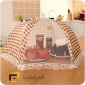 Umbrelă de acoperire portabilă pentru alimente - Paravan cu plasă în sus Husă pentru alimente plasă Cort, cupola pliată respirabilă, umbrelă anti țânțari