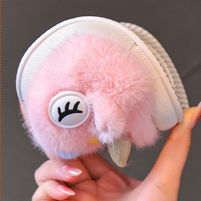 Dječje pamučne papuče 2024. Nove zimske udobne kućne protuklizne tople protuklizne pamučne cipele sa slatkim crtanim jednorogom