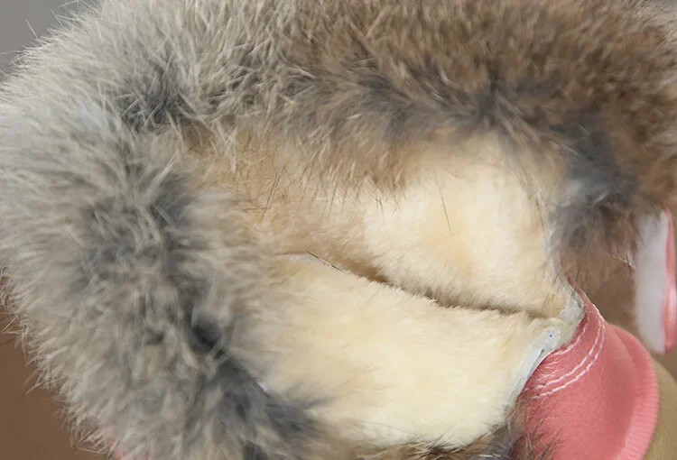 Meiteņu zābaki Modes Sniega zābaki bērniem Bērniem Gumijas zābaki mazuļiem Zēniem Meiteņu maziem bērniem Siltas kokvilnas plīša kažokādas