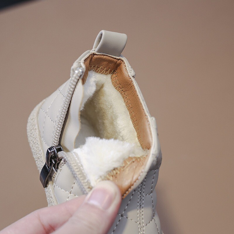 Χειμερινές μπότες για μωρά αγόρια για κορίτσια για εξωτερικούς χώρους Μπότες χιονιού βελούδινα παιδικά βαμβακερά παπούτσια Αντιολισθητικά παιδικά casual παπούτσια Βρεφικά παπούτσια για νήπια