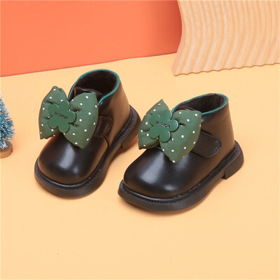 2022. gada jauni rudens/ziemas zābaki, ādas, mazuļu, bērnu zābaki, tauriņveida mezgli, potītes, modes mazi zēni, meitenes, silti zābaki, ES 15-25