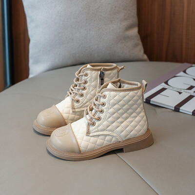 2023 Άνοιξη φθινόπωρο Κορεάτικο στυλ Παιδικά αναπνεύσιμα κορίτσια Κοντές μπότες που ράβουν αντιολισθητικά Απλά χαριτωμένα χρώματα που ταιριάζουν Παιδικές μπότες PU