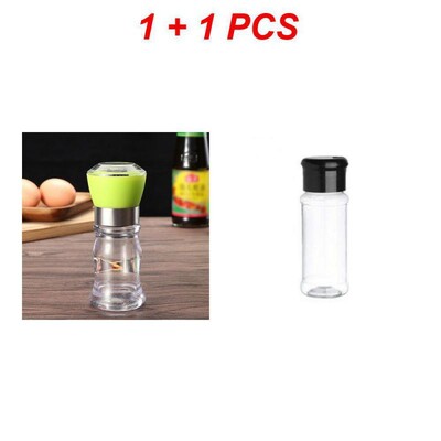 Manuāla sāls piparu dzirnaviņas Garšvielu pudele Garšvielu malšanas trauki Regulējami dzirnavu kratītāji Virtuves sīkrīki