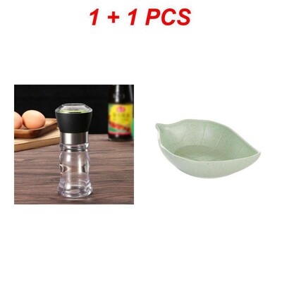 Manuāla sāls piparu dzirnaviņas Garšvielu pudele Garšvielu malšanas trauki Regulējami dzirnavu kratītāji Virtuves sīkrīki
