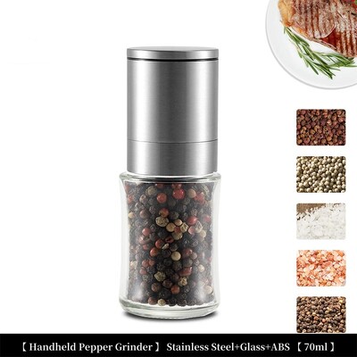 Só- és fűszerkeverők Borsdaráló rozsdamentes acél tengeri só borsdaráló kézi borsdaráló Konyhai eszközök Fűszeres üveg