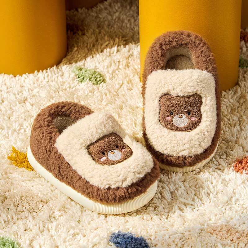 Dzīvespriecīgās Mario Winter bērnu mājas kokvilnas čības multeņu dzīvnieciņi ērtas siltas čības