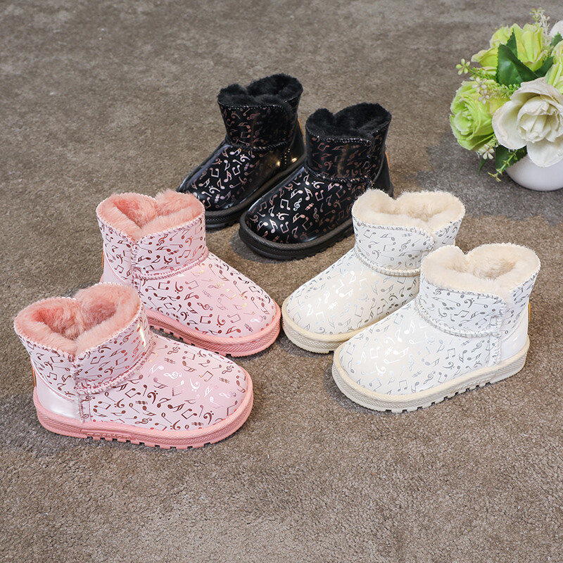 ziemas bērnu zābaki sniega zābaki jauki modes skolas apģērbi zēniem un meitenēm