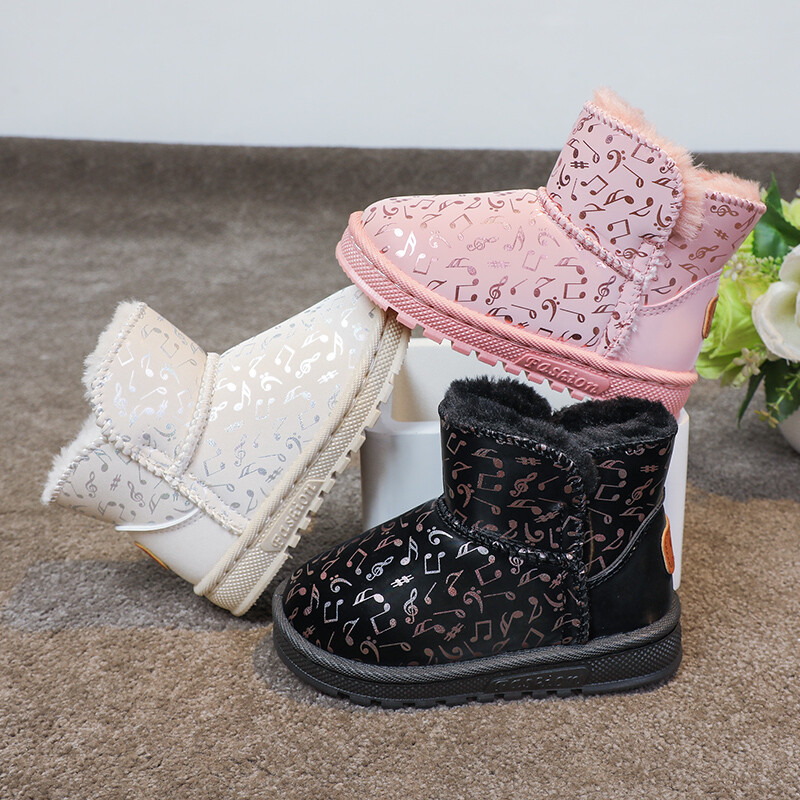 ziemas bērnu zābaki sniega zābaki jauki modes skolas apģērbi zēniem un meitenēm