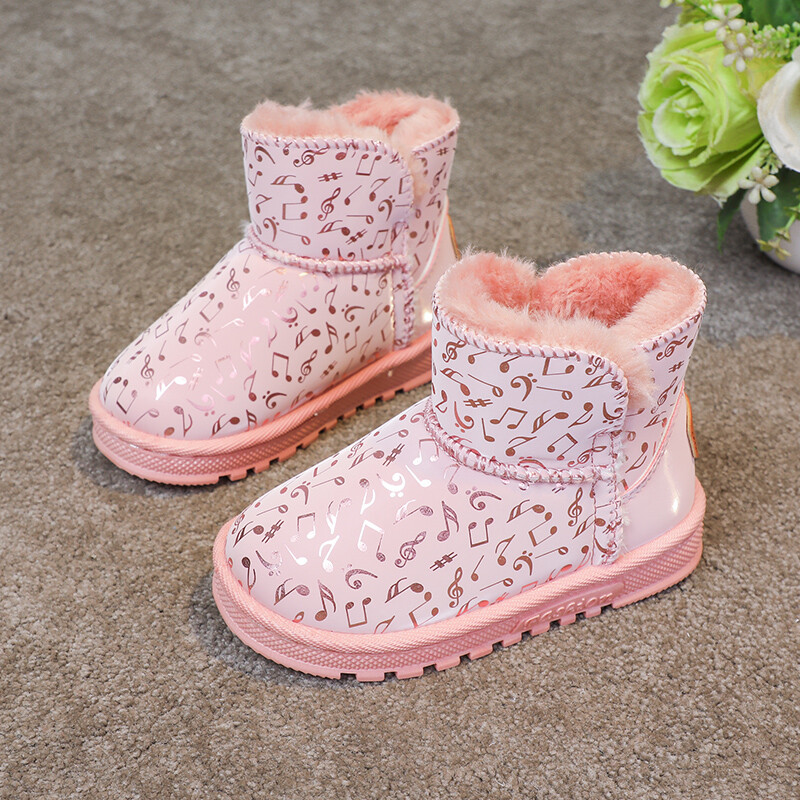 ziemas bērnu zābaki sniega zābaki jauki modes skolas apģērbi zēniem un meitenēm