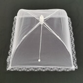 Saliekams pārtikas tīkla pārklājums telts Mājas Ēdamgalds Virtuve Counter Malt Dārzeņi Augļi Lietussargs Elpojošs Kukaiņu necaurlaidīgs pārtikas pārklājs