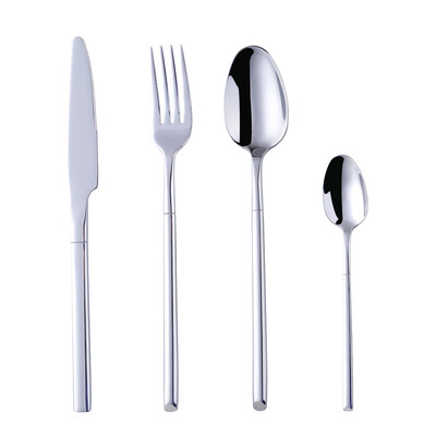 Μοναδικό χρυσό σετ επιτραπέζιο σετ καθρέφτης ασημικά σετ από ανοξείδωτο ατσάλι Μαχαιροπήρουνα μαχαιροπίρουνα πιρούνι κουτάλι μαχαιροπήρουνα Western σετ σερβίτσιων