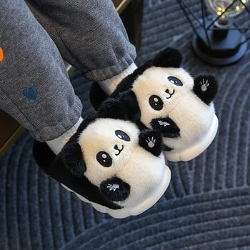 Детски памучни чехли Winter Boy Indoor Home Cute Plush Panda Girl Cotton Shoe Kid Slipper Sandalia Infantil Menina Pantuflas