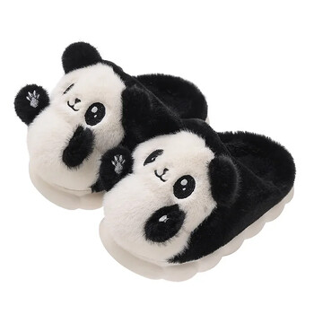 Детски памучни чехли Winter Boy Indoor Home Cute Plush Panda Girl Cotton Shoe Kid Slipper Sandalia Infantil Menina Pantuflas