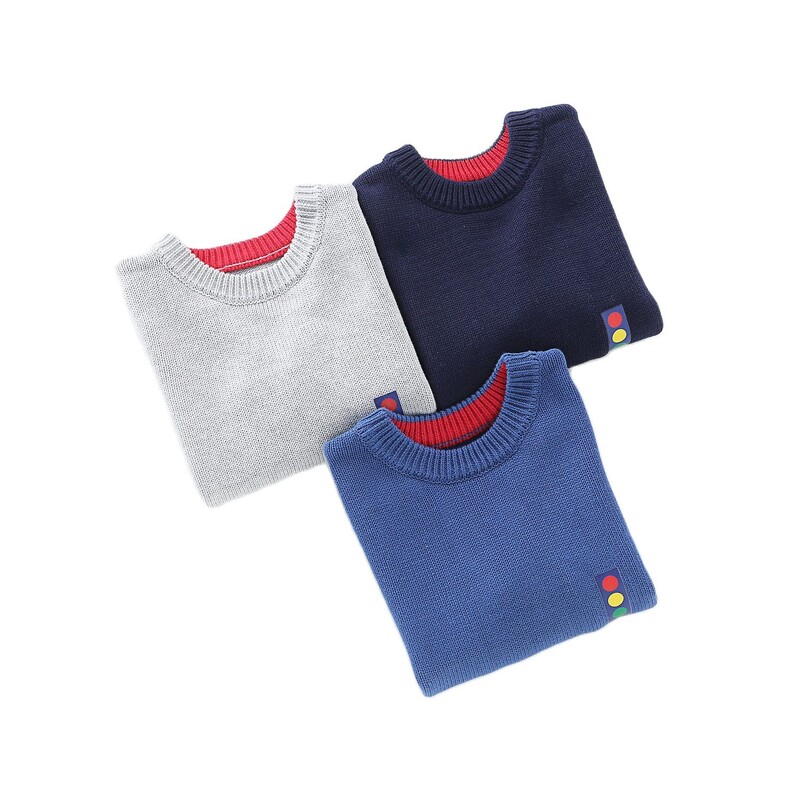 2024 m. Nauji madingi berniukų megztiniai 2-5 metų berniukų drabužiai vaikiški megztiniai megztiniai #8011