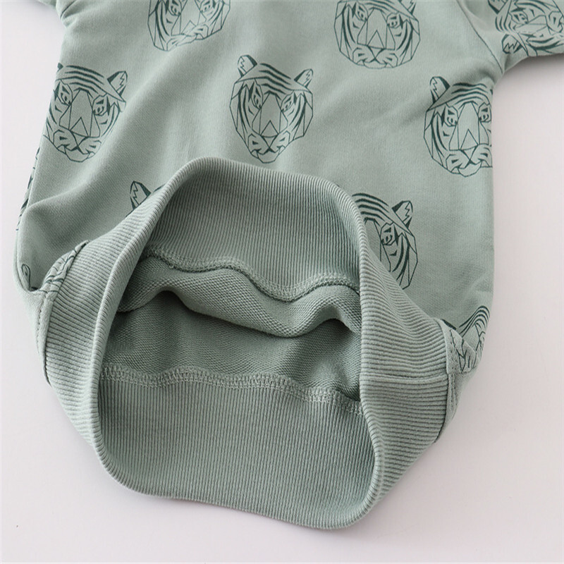 Hüppemeetrid Tiigrid Print Beebi dressipluusid Sügis kevad Lasteriided Loomad Kostüüm Kuum Müük Laste Spordisärgid