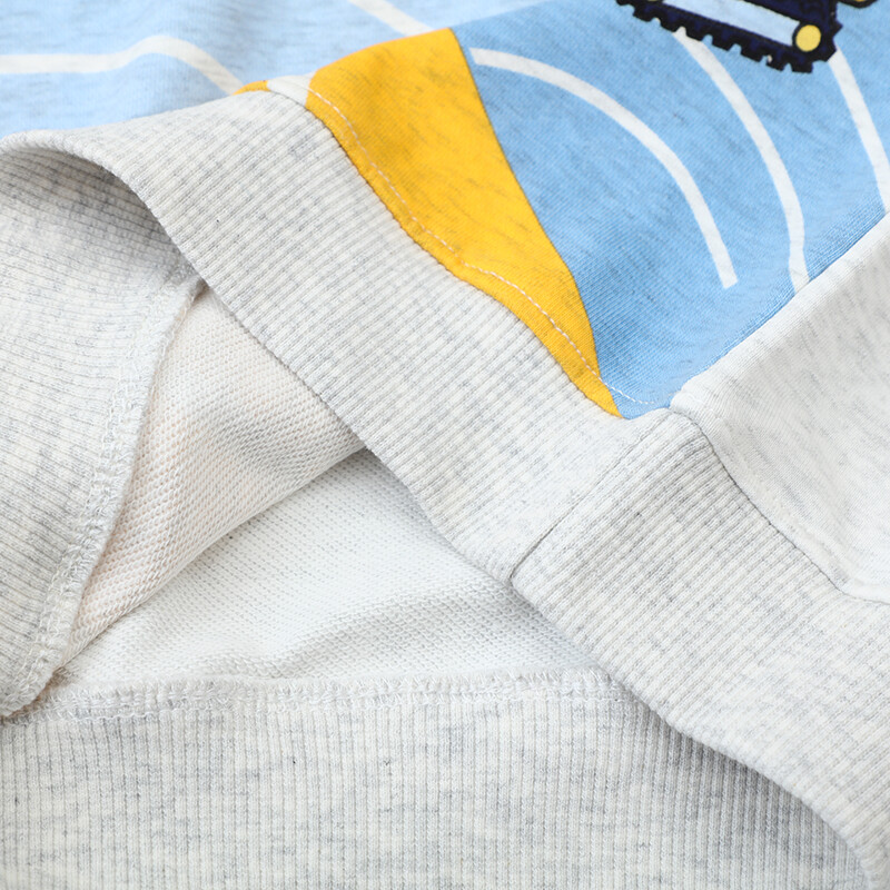 Hanorace Little Maven Haine pentru copii Bebeluși Băieți Îmbrăcăminte pentru copii 2024 Toamna Primăvară Noi desene animate Excavatoare Sugari Hanorace