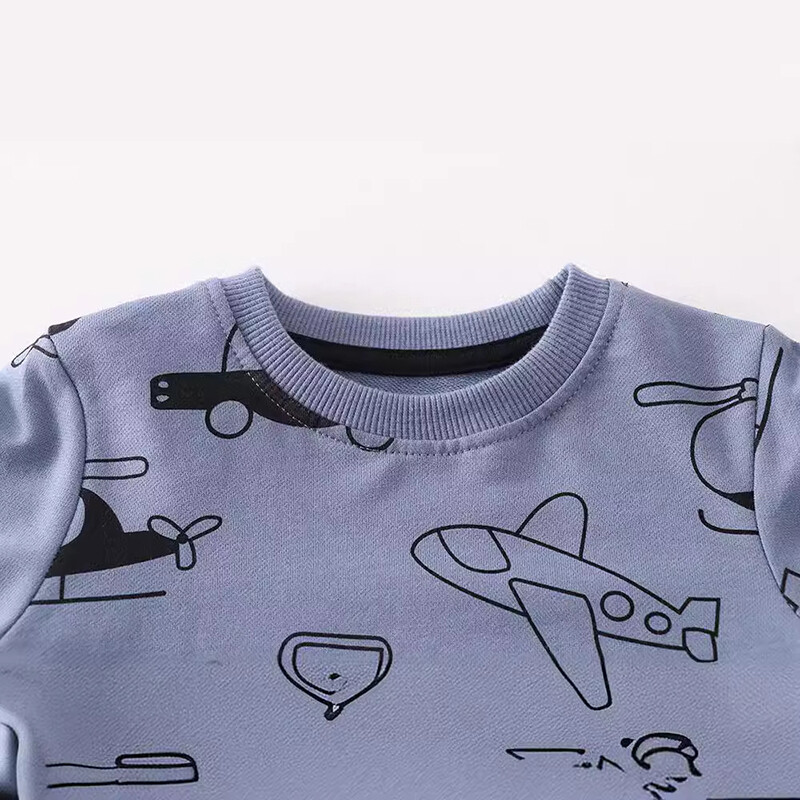 Little Maven Viršutiniai drabužiai Vaikiški Drabužiai Vaikiški Drabužiai Ruduo Nauji Vaikiški berniukai 2024 m. pavasario animaciniai filmai Transporto priemonės Kūdikiams Megztiniai Megztiniai Megztiniai megztiniai