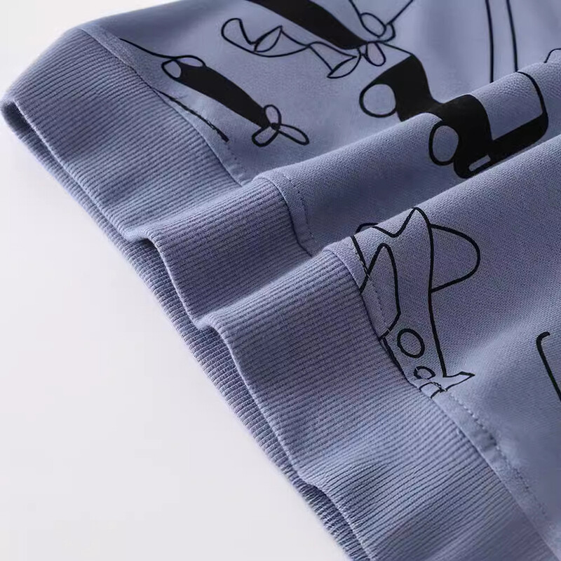 Little Maven Viršutiniai drabužiai Vaikiški Drabužiai Vaikiški Drabužiai Ruduo Nauji Vaikiški berniukai 2024 m. pavasario animaciniai filmai Transporto priemonės Kūdikiams Megztiniai Megztiniai Megztiniai megztiniai