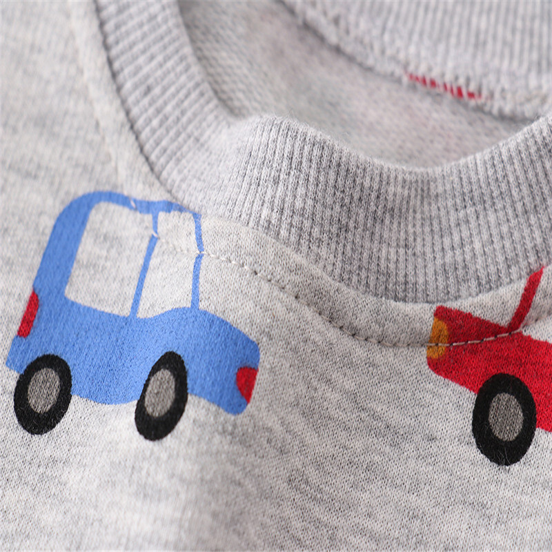 Šokinėjant metrai Naujienos Rudens pavasario Tigers Print Kūdikių megztiniai ilgomis rankovėmis Vaikiški drabužiai Gyvūnai Vaikiški sportiniai marškinėliai