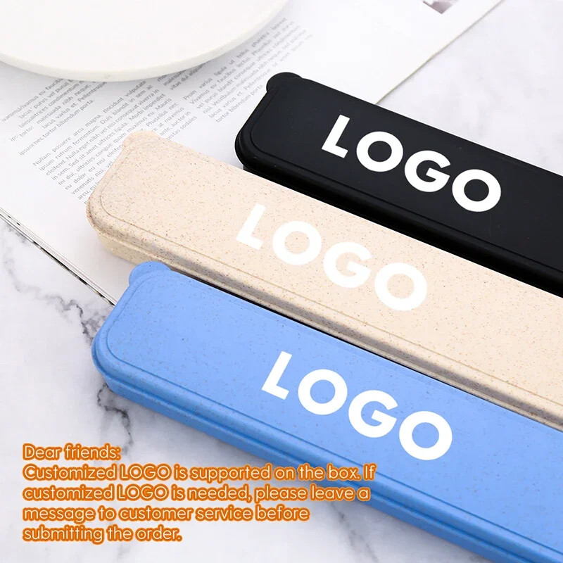 4 vnt./rinkinys Stalo reikmenys Stalo reikmenys Indų rinkinys Kelionių stovyklos reikmenys Nerūdijančio plieno peilis šaukštas šakutė lazdelės su laikymo dėžute