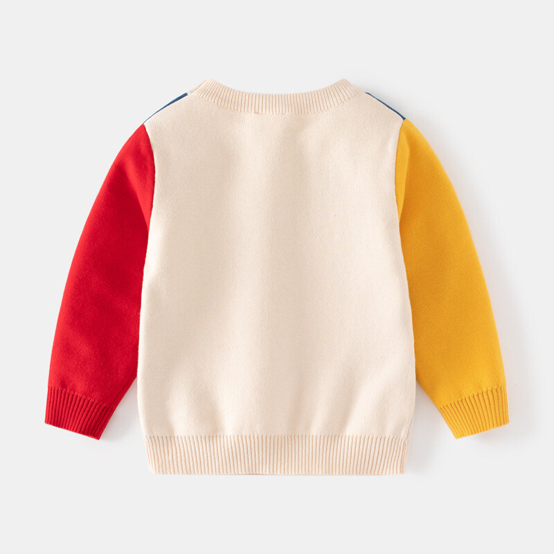 Χειμωνιάτικο πουλόβερ για αγόρι Χαριτωμένο μωρό πλεκτό κορυφαίο εκσκαφέα Παιδικό αγόρι μακρυμάνικο φούτερ Casual παιδικά πουλόβερ ρούχα