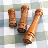 Izmēri Manuālas Sāls piparu koka dzirnaviņas Spēcīgas ar regulējamu keramikas dzirnaviņas Spice Pepper Sāls kratītājs virtuves gatavošanas rīkiem