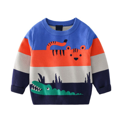 Jumping Meters 3-7T New Arrival Gyvūnai Berniukai Merginos Megztiniai Rudeniui Žiemai Ilgomis rankovėmis Vaikiški megztiniai Kūdikių drabužėliai
