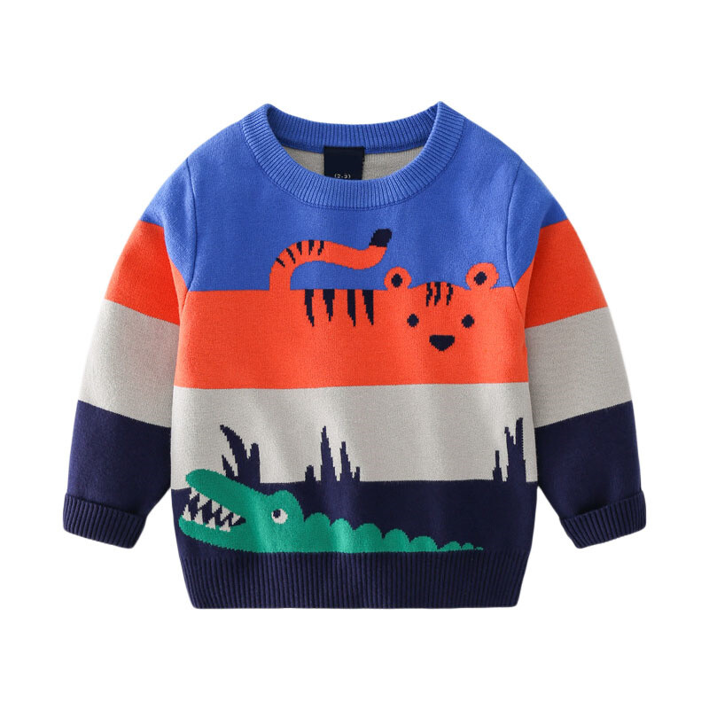 Jumping Meters 3-7T New Arrival Gyvūnai Berniukai Merginos Megztiniai Rudeniui Žiemai Ilgomis rankovėmis Vaikiški megztiniai Kūdikių drabužėliai