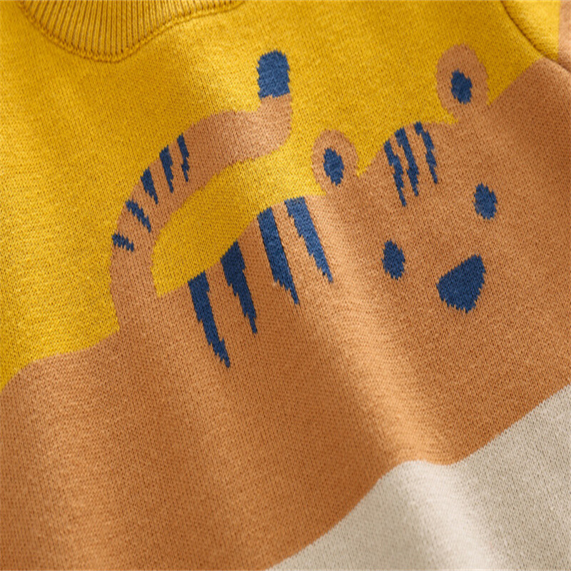 Jumping Meters 3-7T New Arrival Gyvūnai Berniukai Merginos Megztiniai Rudeniui Žiemai Ilgomis rankovėmis Vaikiški megztiniai Kūdikių drabužėliai