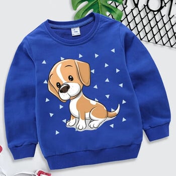 Beagle Dog Print Kids Hoodies Μόδα Πουλόβερ Ζώων Μακρυμάνικο Φούτερ Γελοιογραφία Beagle Φούτερ Κορίτσια Αγόρια Μπλούζες με κουκούλα