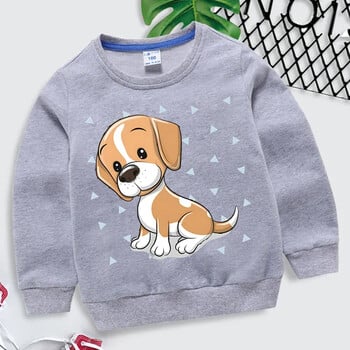 Beagle Dog Print Kids Hoodies Μόδα Πουλόβερ Ζώων Μακρυμάνικο Φούτερ Γελοιογραφία Beagle Φούτερ Κορίτσια Αγόρια Μπλούζες με κουκούλα