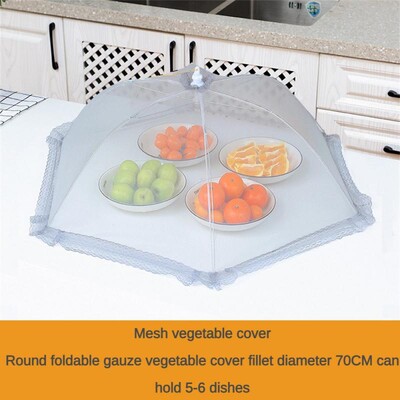 Sulankstomi maisto užvalkalai Valgomojo stalo tinklinis dangtelis Namų apsauga nuo uodų palapinė Skėtis pikniko tinklas Virtuvės priedai įrankis