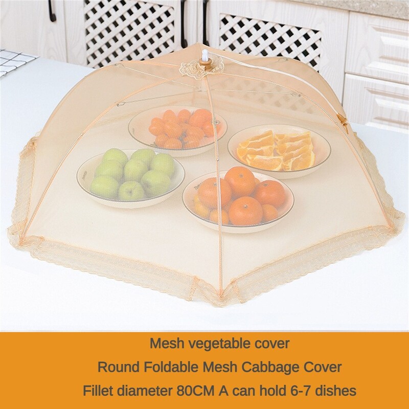 Sulankstomi maisto užvalkalai Valgomojo stalo tinklinis dangtelis Namų apsauga nuo uodų palapinė Skėtis pikniko tinklas Virtuvės priedai įrankis