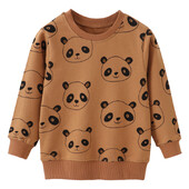 Jumping Meters New Arrival Panda sporta krekli zēniem Meitenes valkā karsti Pārdodu bērnu apģērbus rudens pavasara krekli ar garām piedurknēm