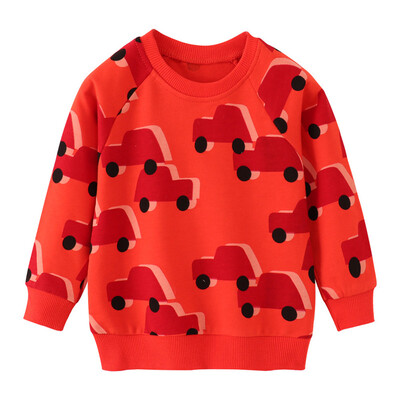Jumping Meters New Arrival Rockets Druka Rudens Ziemas Bērni Apģērbi Zēnu Džemperi Kokvilnas Garās Piedurknes Topi Hoodies Krekli